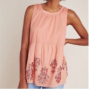 Anthropologie Simona Babydoll Tank